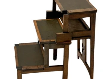 Jac. van den Bosch 't Binnenhuis Art Deco Library Chair or Library Steps, 1916